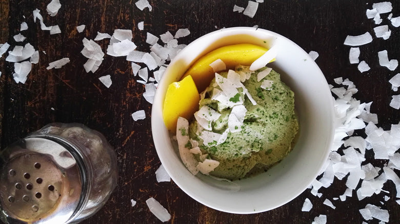 Matcha and Banana Nice Cream