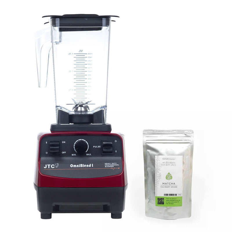 Maroon OmniBlend I 1.5L & Culinary Matcha