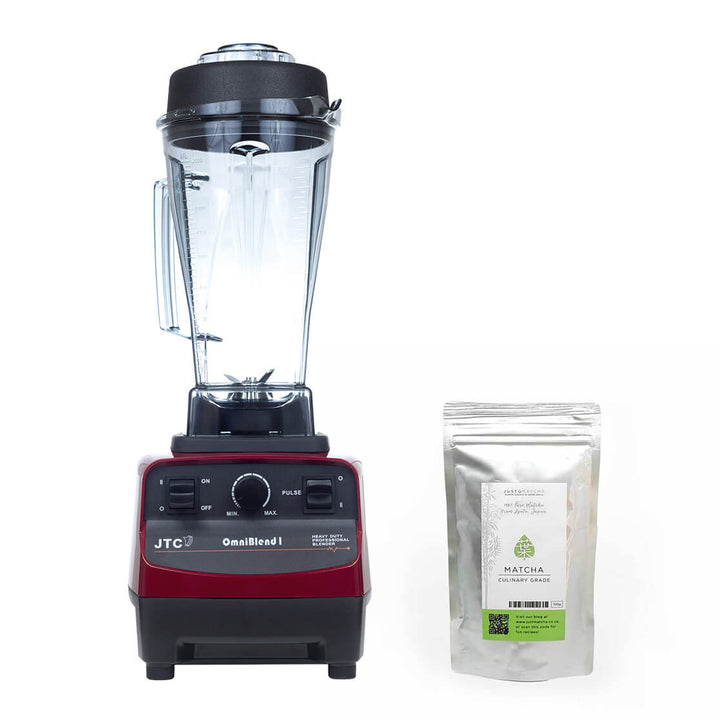 Maroon OmniBlend I 1L & Culinary Matcha