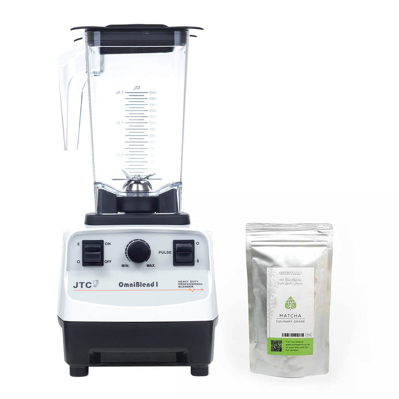 White OmniBlend I 1.5L & Culinary Matcha